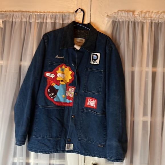 Vintage Walls X OCD Cleaners Fox Repurposed Barn Jacket Men’s Large/Tall - Picture 7 of 13